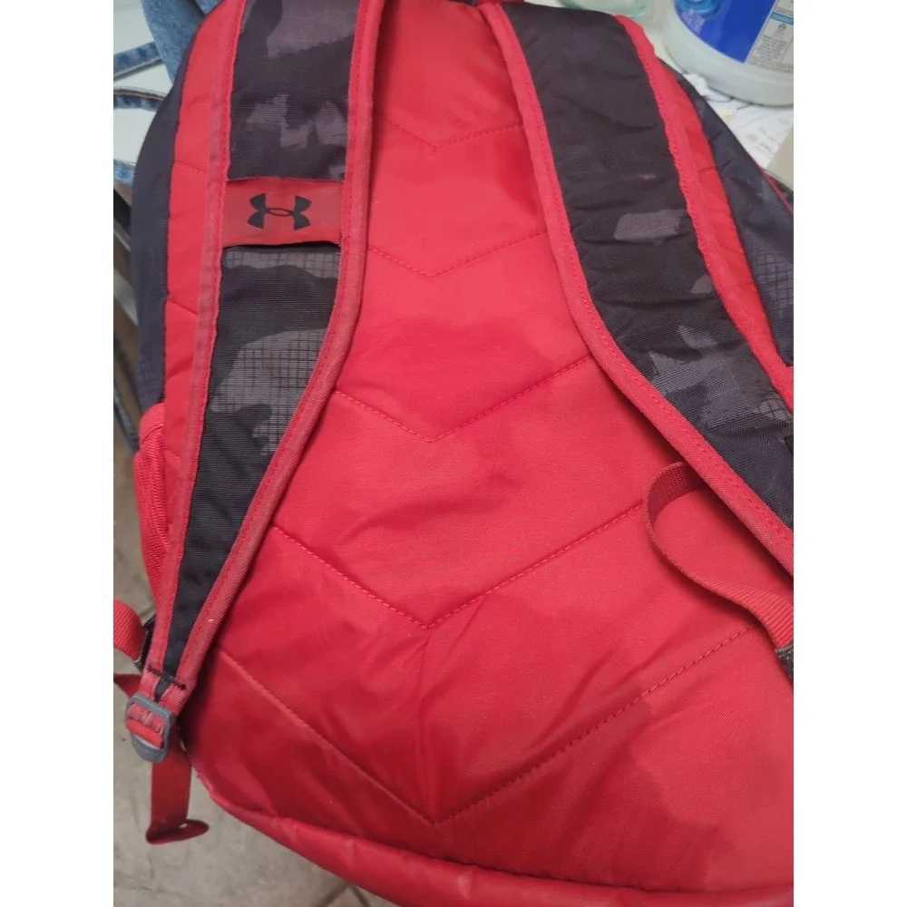 Under Armour Backpack With Laptop Slot Red‎ Black